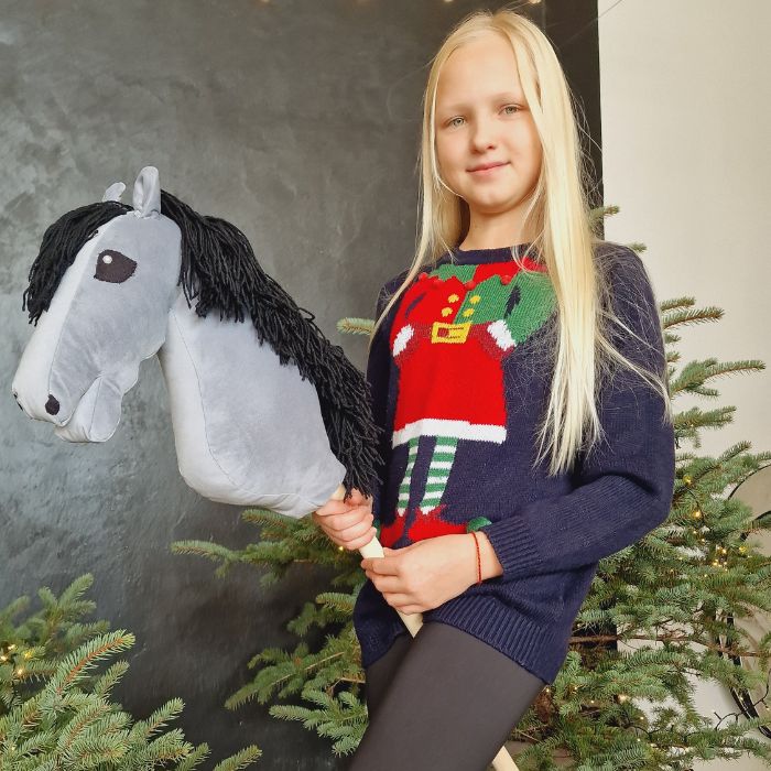 Laisvalaikio arkliukas "Hobby horse" - Pilkas