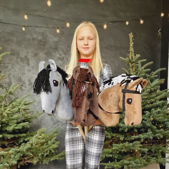 Laisvalaikio arkliukas "Hobby horse" - Pilkas