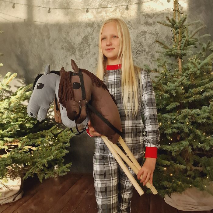 Laisvalaikio arkliukas "Hobby horse" - Rudas