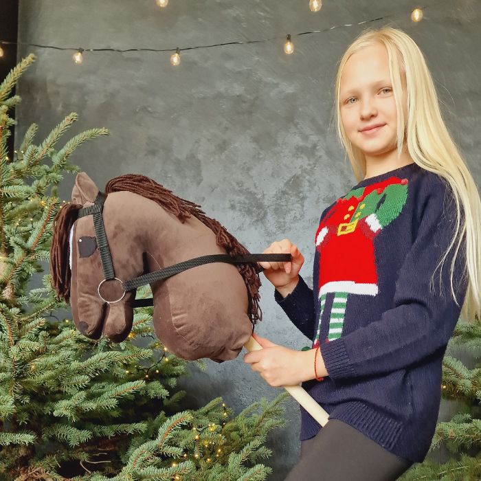 Laisvalaikio arkliukas "Hobby horse" - Rudas