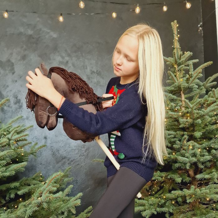 Laisvalaikio arkliukas "Hobby horse" - Rudas