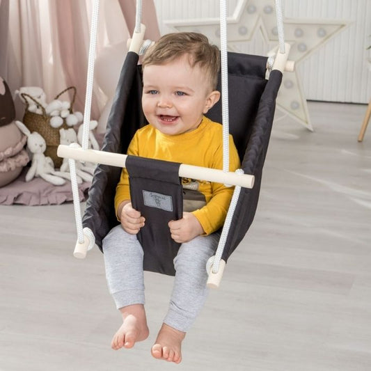 Sūpynės gultukas KŪDIKIAMS - Juodos