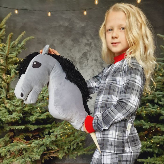 Laisvalaikio arkliukas "Hobby horse" - Pilkas